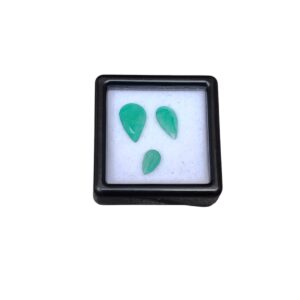 Lote de esmeraldas de lagrima 1.7 cts