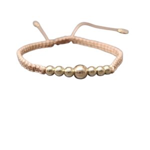 Pulsera de oro laminado