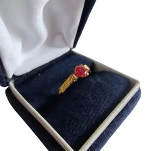 Anillo de oro laminado